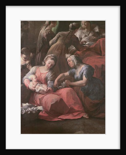 The Birth of the Virgin by School Italian