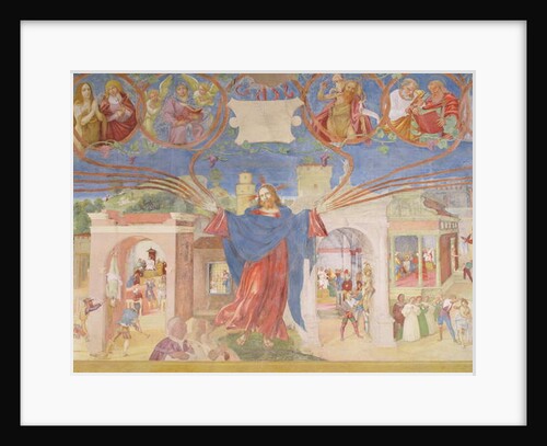 Detail from 'Christ-Vine and the Legend of Saint Barbara', 1524 by Lorenzo Lotto