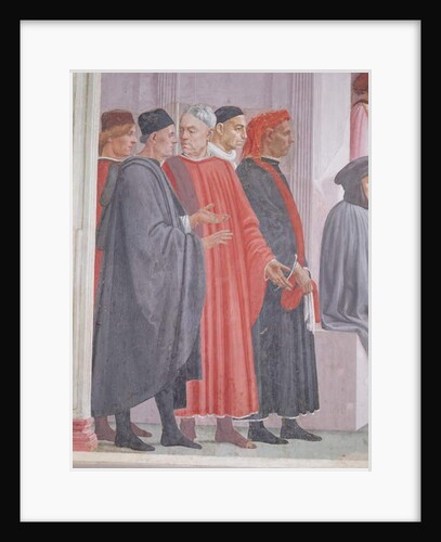 Detail from the Raising of the Son of Theophilus and St Peter Enthroned by Filippino Lippi