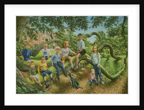 Lord and Lady Boyd and their Grandchildren, 2001 by Vincent Yorke