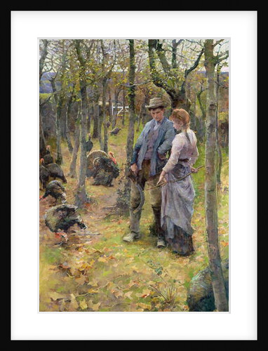 The Edge of the Woods, exh.1894 by Elizabeth Adela Stanhope Forbes