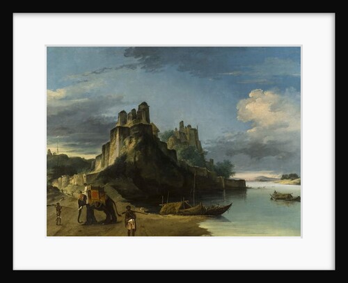 South-West Face of the Fortress of Chunur Ghur on the Ganges, Uttar Pradesh by William Hodges