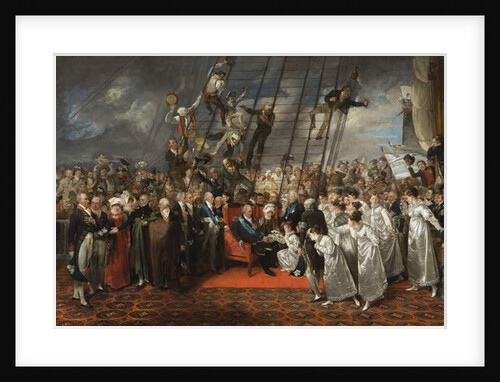 The Arrival of Louis XVIII at Calais, 1792-1819 by Edward Bird