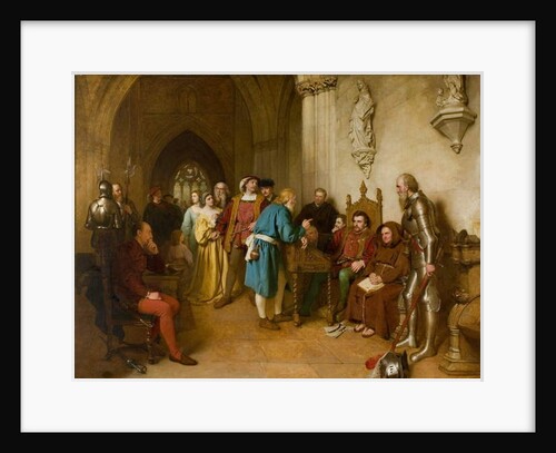The Warning before Flodden, 1874 by John Faed