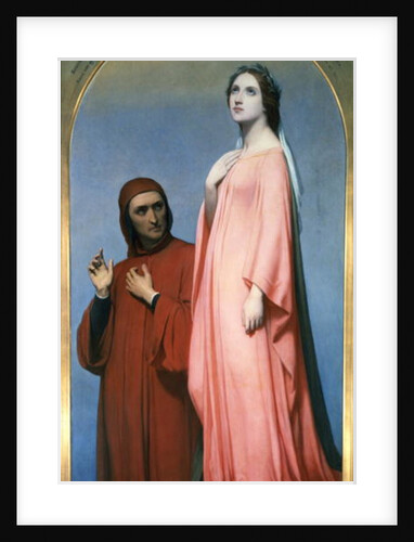 The Vision: Dante and Beatrice, 1846 by Ary Scheffer