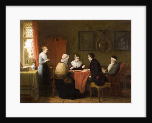 A MisDeal, 1877 by Frederick Daniel Hardy