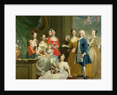The Family of Eldred Lancelot-Lee, 1736 by Joseph Highmore