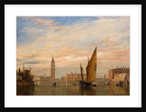 On the Grand Canal in Venice, 1851 by Edward William Cooke