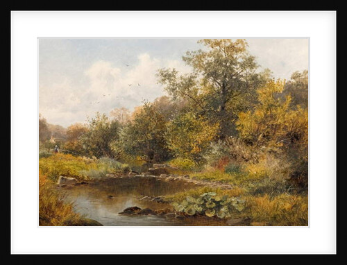 Brook at Old Storridge, Worcestershire, 1879 by David Bates