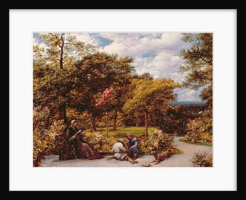 My Garden at Redhill, 1859 by John Linnell