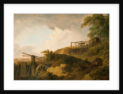 The Watershot Wheel by Julius Caesar Ibbetson