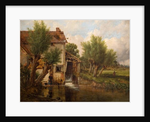 An Old Mill near Worcester, 1880 by Benjamin Williams Leader