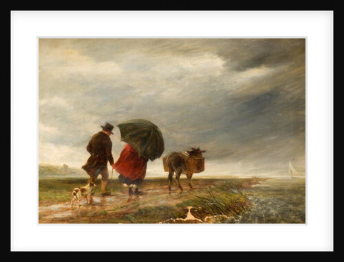 Going to the Ferry, Appledore, 1856 by Charles Thomas Burt