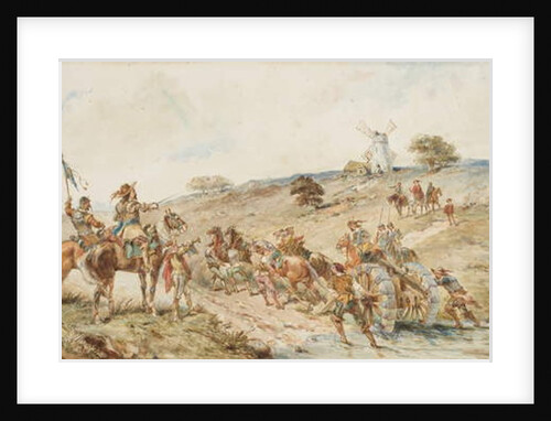 Prince Rupert at the Battle of Naseby I by George Cattermole