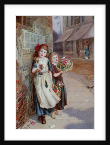 Little Flower Sellers by Augustus Edward Mulready