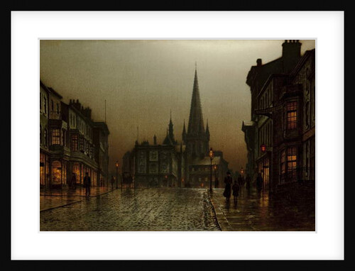 Wakefield, Upper Westgate, 1896 by Louis Grimshaw