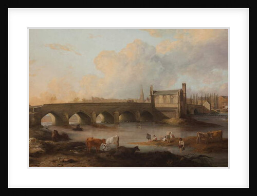 Wakefield Bridge and Chantry Chapel, 1793 by Philip Reinagle