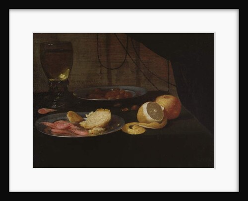 Still Life with Lemon by Jacob Foppens van Es