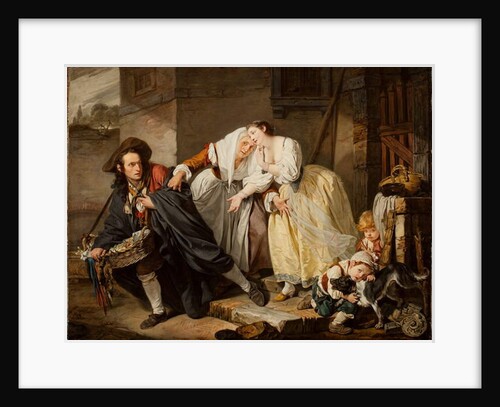 Le Geste Napolitain, 1757 by Jean Baptiste Greuze