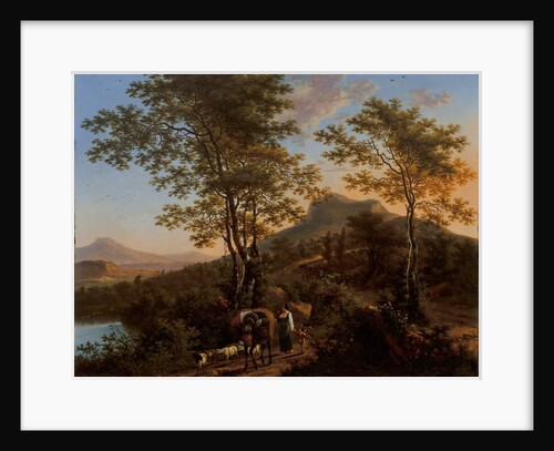 Italian Landscape with Peasants by Willem de Heusch