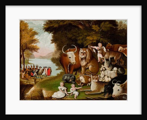 The Peaceable Kingdom, c.1833 by Edward Hicks