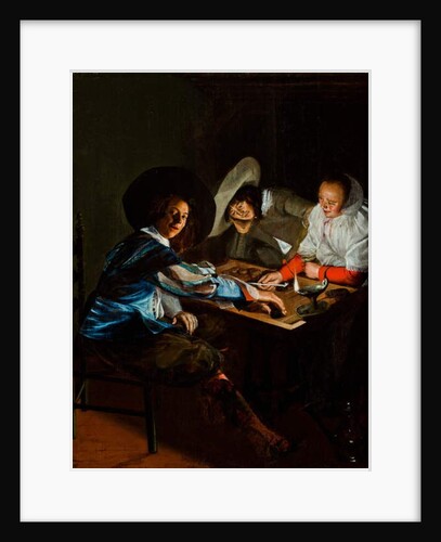 A Game of Tric-Trac, c.1630 by Judith Leyster