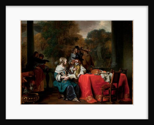 A Party on the Terrace by Gerbrandt van den Eeckhout