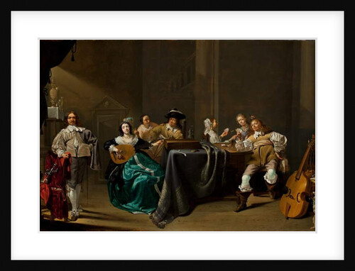 Card Players and Merrymakers by Jacob Duck
