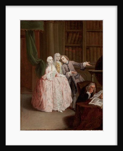 Visit to a Library by Pietro Longhi