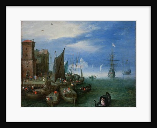 Port Scene in Venice, c.1600 by Jan the Elder Brueghel
