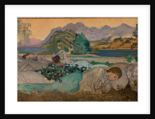 Sleep Lies Perfect in Them, 1908 by Arthur Bowen Davies