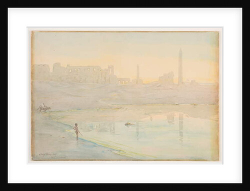 Sacred Lake, Karnak, 1905 by Henry Bacon