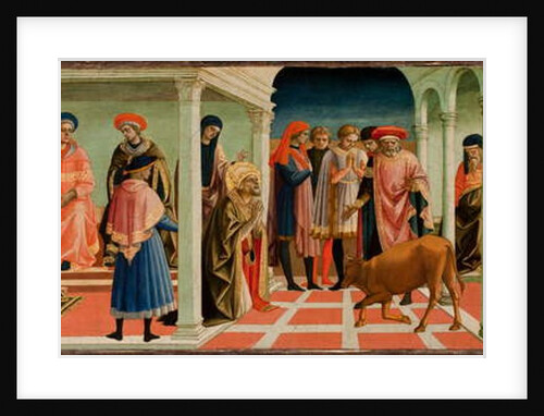 A Miracle of St. Sylvester, 1450s by Francesco di Stefano Pesellino