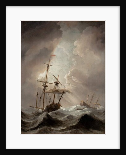 Storm at Sea by Willem van de the Younger Velde