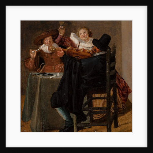 Merry Company with Violinist by Dirck Hals