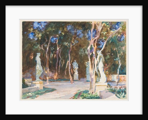 Shady Paths, Vizcaya by John Singer Sargent