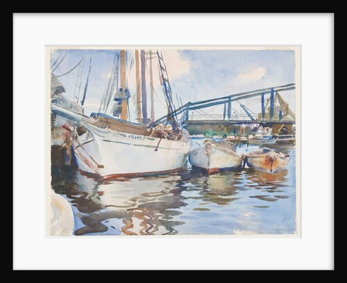 Boats at Anchor, 1917 by John Singer Sargent