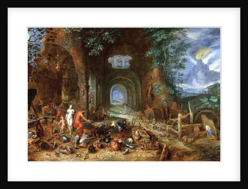 Venus at the Forge of Vulcan, 1606-23 by Jan the Elder Brueghel