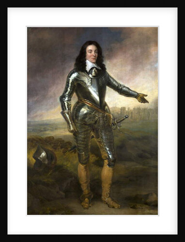 Portrait of 'Captain Poole' in Armour, before 1671 by Adriaen Hanneman