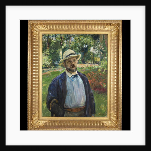 A Self-Portrait in the Garden at Godramstein, 1910 by Max Slevogt