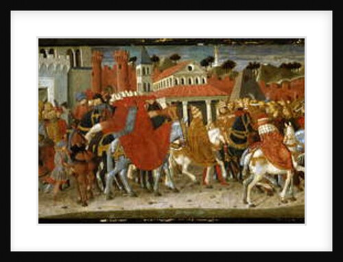 Scenes from the Coronation of the Emperor Frederick III in Rome by Giovanni Di Ser Giovanni Lo Scheggia Guidi