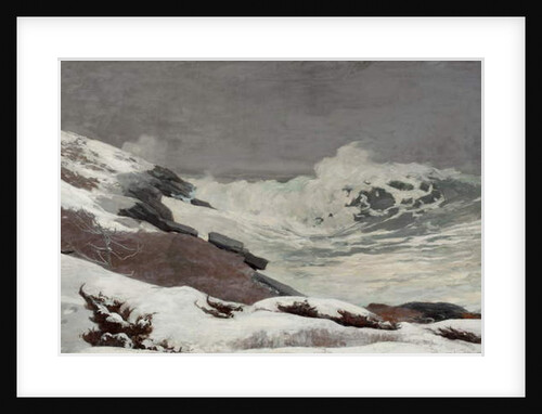 Coast in Winter, 1892 by Winslow Homer