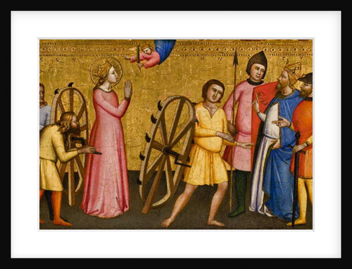 The Ordeal of Saint Catherine of Alexandria, 1365-90 by Master of the Orcagnesque Misericordia