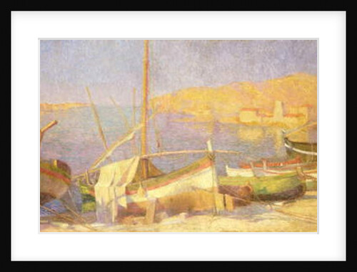 The Port of Collioure, Afternoon by Jeanne Dubut