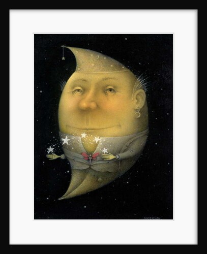 Juggling Crescent Moon by Wayne Anderson