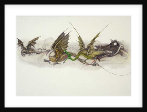 Big Dragons Eat Little Dragons, 1979 by Wayne Anderson