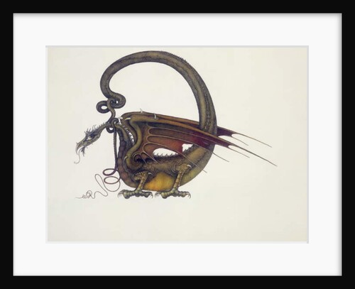 D is for Dragon, 1979 by Wayne Anderson