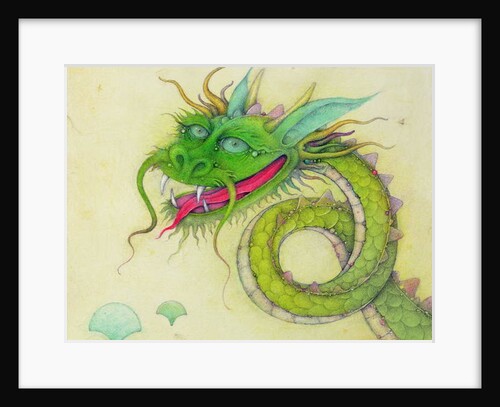 The Blue Eared Dragon, 2000 by Wayne Anderson