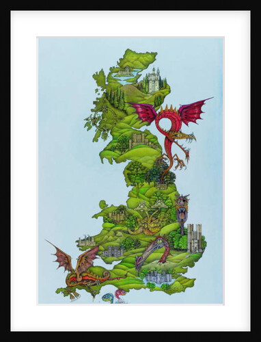 Dragon Map, 1986 by Wayne Anderson