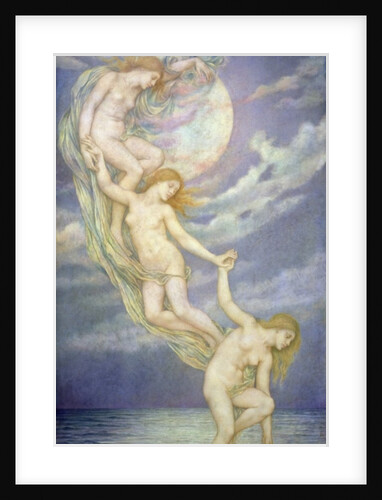 Moonbeams Dipping into the Sea by Evelyn De Morgan